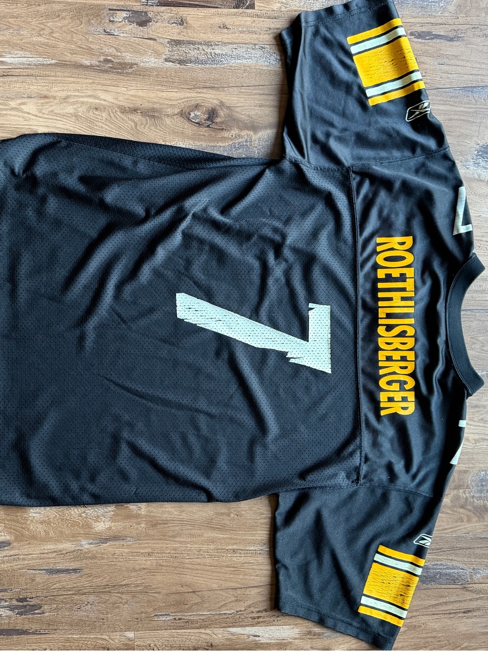 Reebok Black and Yellow Roethlisberger Football Jersey